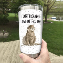 Load image into Gallery viewer, Otter Steel Tumbler MR2104 68O43