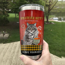 Load image into Gallery viewer, Maine Cat Coffee Company Steel Tumbler SMR0704 87O53