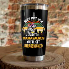 Load image into Gallery viewer, Dinosaur Steel Tumbler MR2006 70O31
