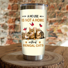 Load image into Gallery viewer, Bengal Cat Steel Tumbler MR1806 71O59