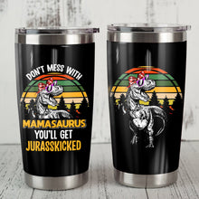 Load image into Gallery viewer, Dinosaur Steel Tumbler MR2006 70O31