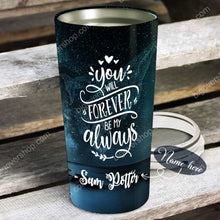 Load image into Gallery viewer, To My Dad - Galaxy Heart Dad - Personalized Tumbler