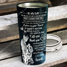 Load image into Gallery viewer, To My Dad - Galaxy Heart Dad - Personalized Tumbler
