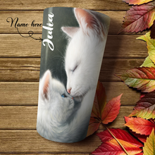 Load image into Gallery viewer, To My Daughter - Cats Love - Personalized Tumbler 1