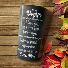 Load image into Gallery viewer, To My Daughter - Cats Love - Personalized Tumbler 1