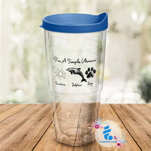 Load image into Gallery viewer, A Simple Woman Dolphins Tumbler THL01