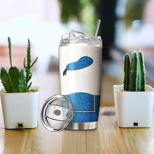 Load image into Gallery viewer, Donald Glitter Custom Design Vacuum Insulated Tumbler