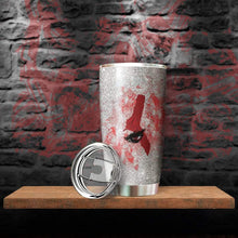 Load image into Gallery viewer, Game Over War Custom Glitter Custom Design Vacuum Insulated Tumbler